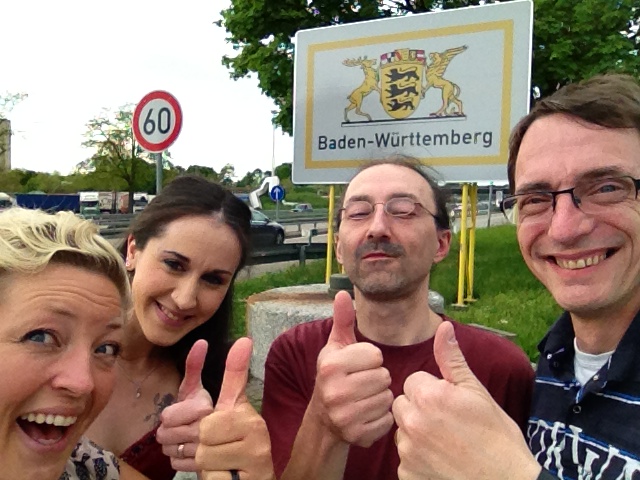 The first bordercrossing with Crossborder.